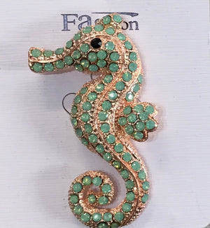 7397 Seahorse Magnetic Clasp Brooch