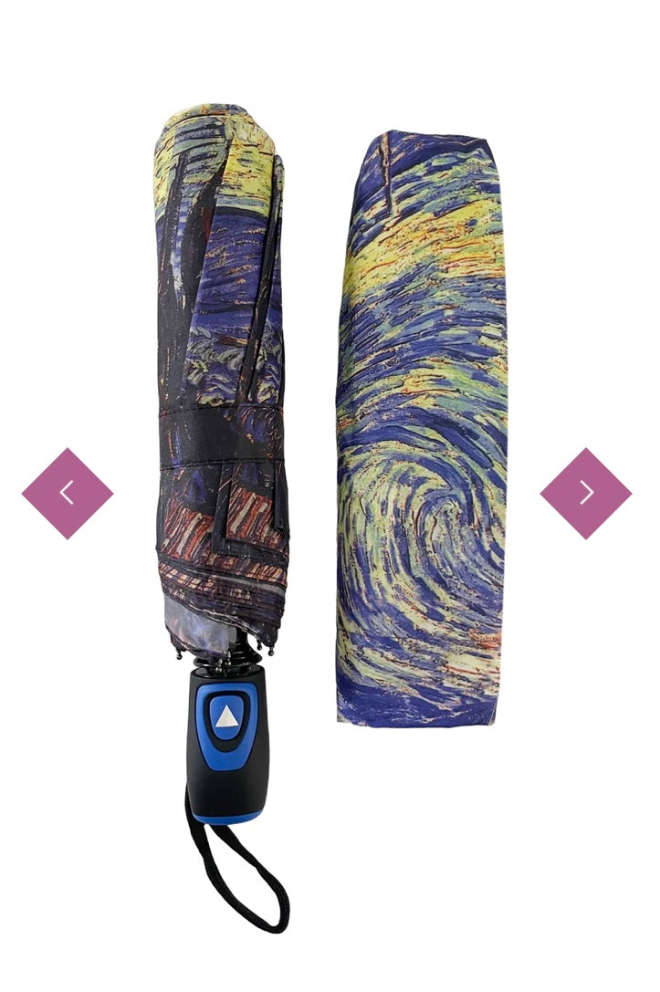 7995 Van Gogh Starry Night Print Umbrella (Short)