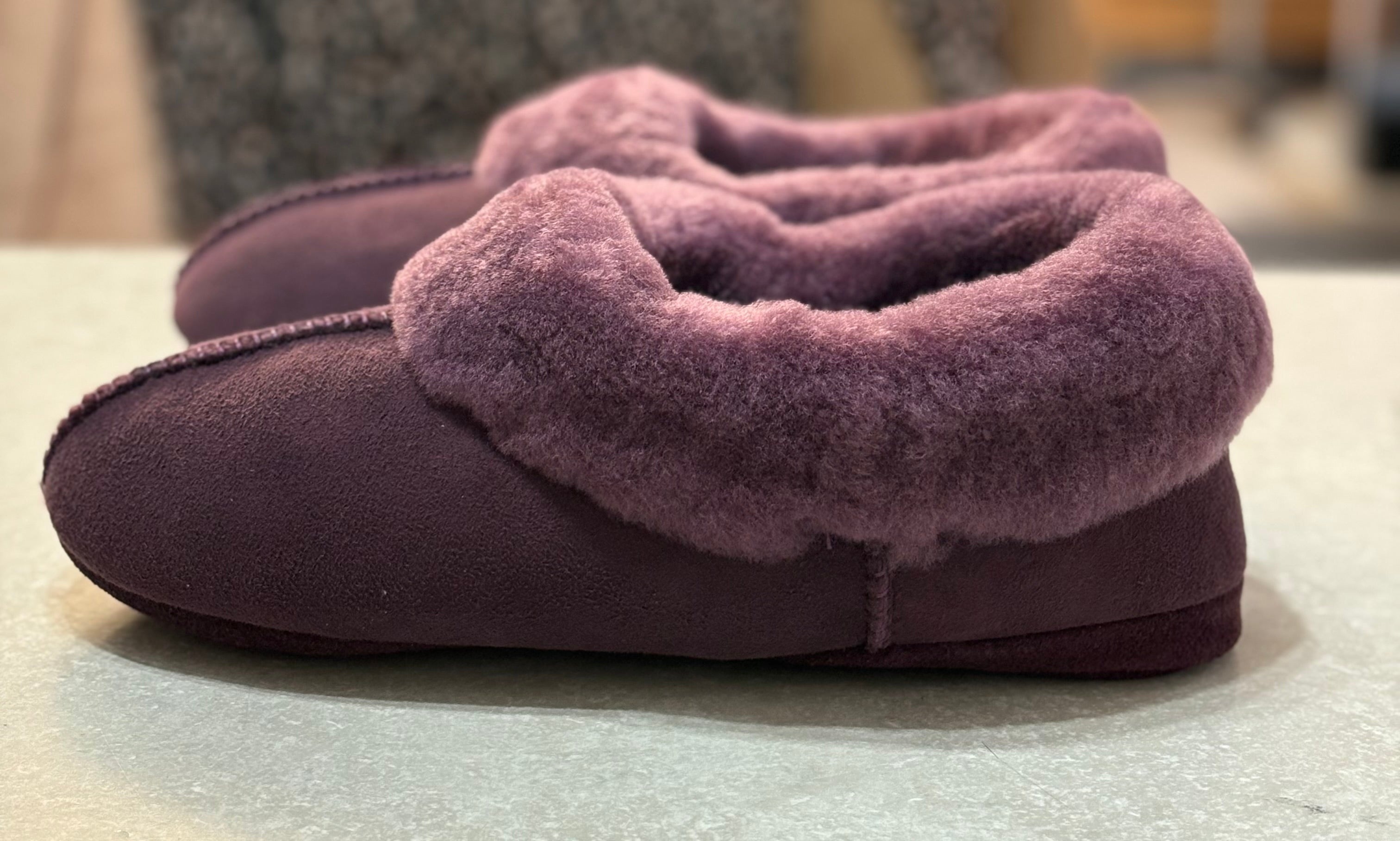 ECL929 Sheepskin Lined Slipper Boot