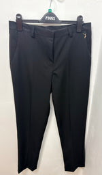 663T Black Smart Straight Leg Trouser