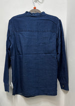 916 Denim Frill Collar Shirt