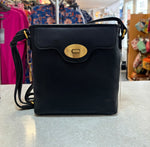 L-33 Leather Twist Lock X-Body Bag