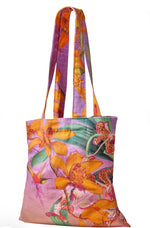 TOT19 CANVAS TOTE BAG - BOTANY BLISS - LAVENDER