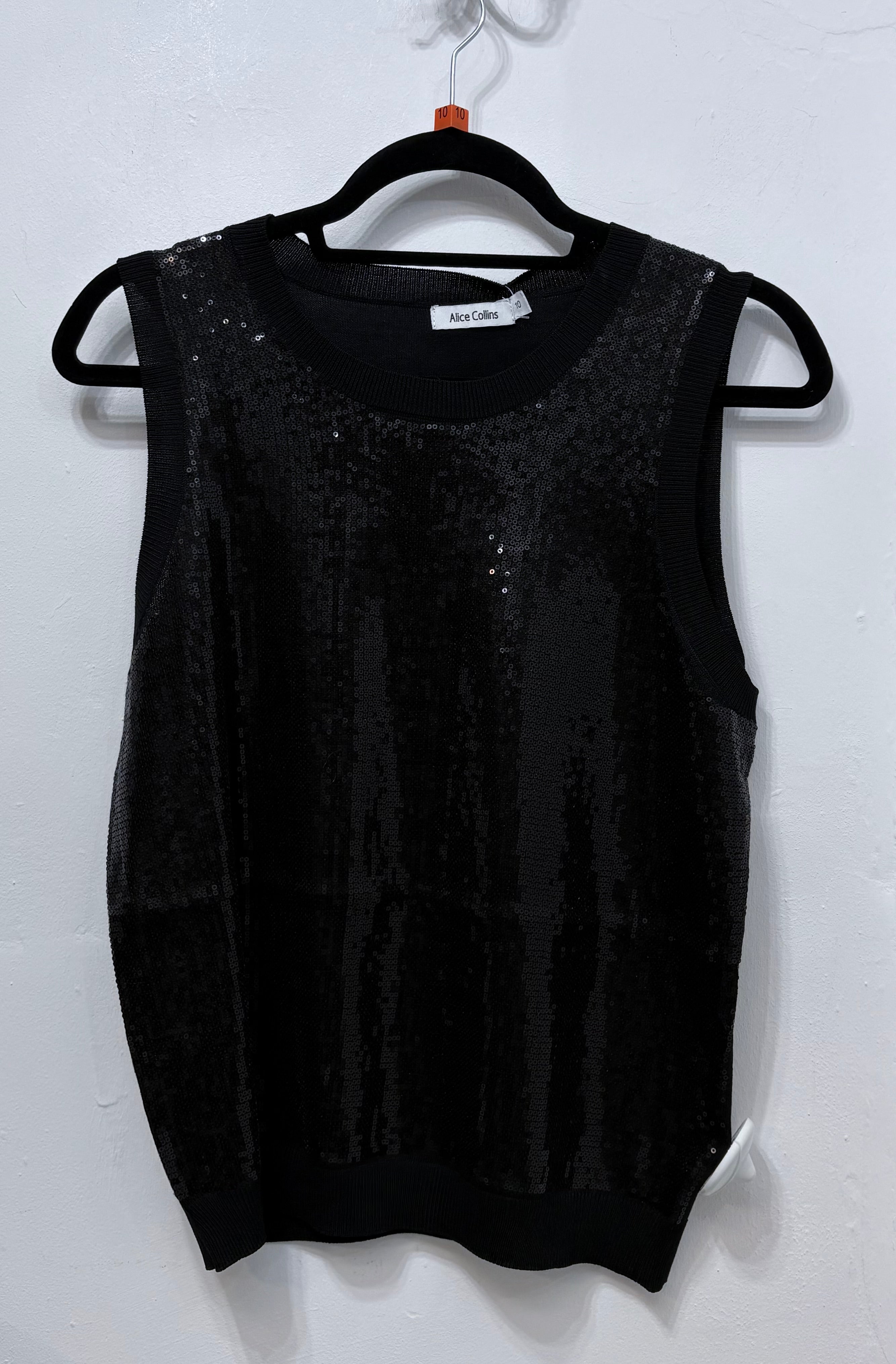 Black Elsa Sequin Cardigan
