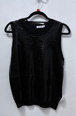 Black Elsa Sequin Cardigan