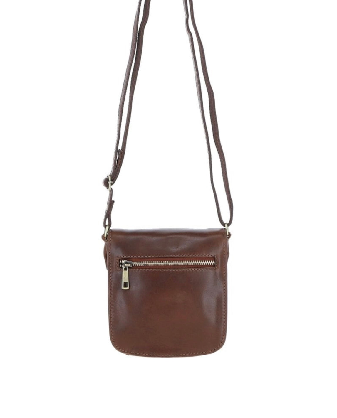 V-80 Leather Small Lock XBody Bag