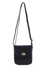 V-80 Leather Small Lock XBody Bag