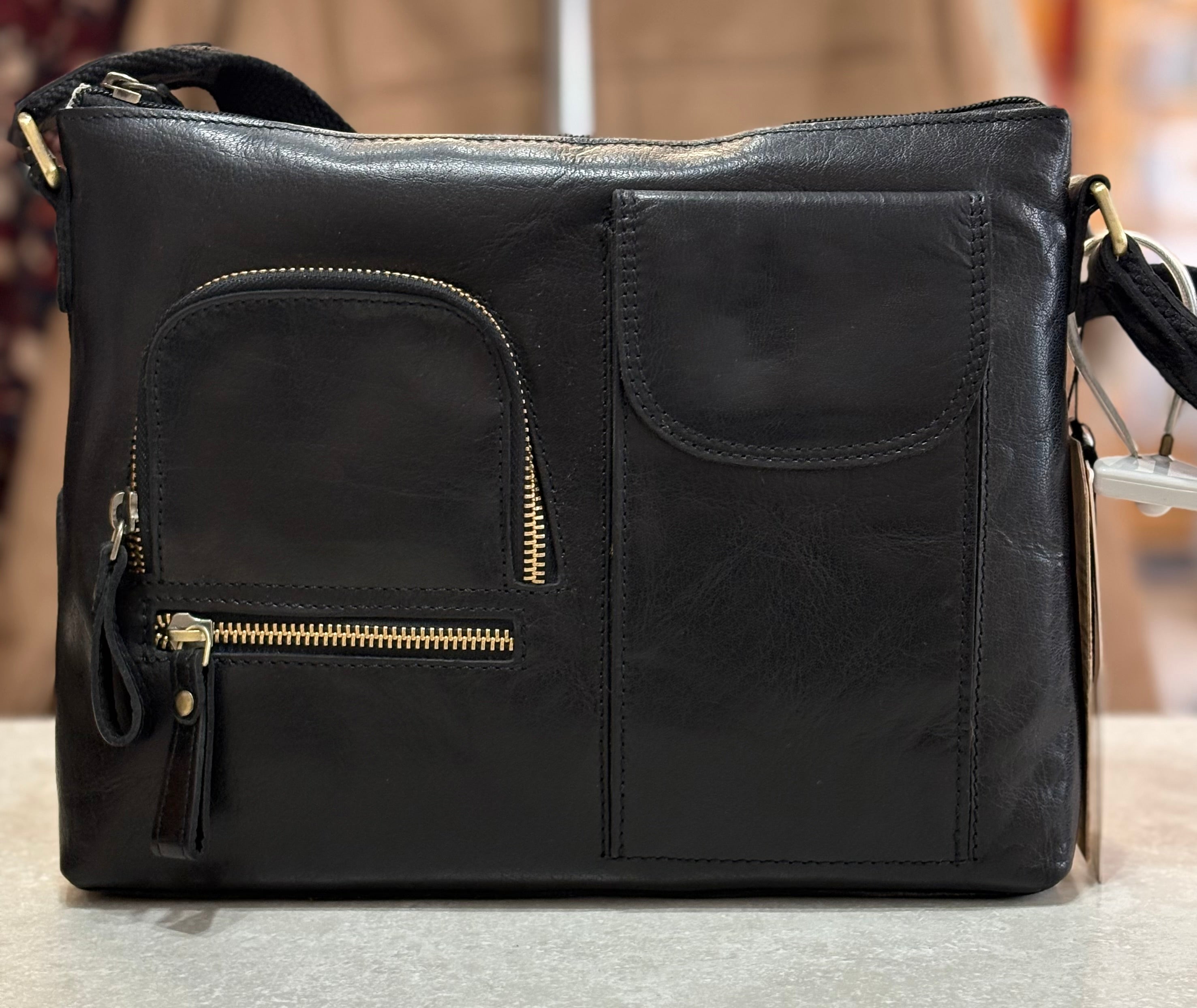 G-17 Leather Shoulder/Crossbody Bag