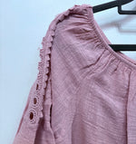 976 solid Lace blouse