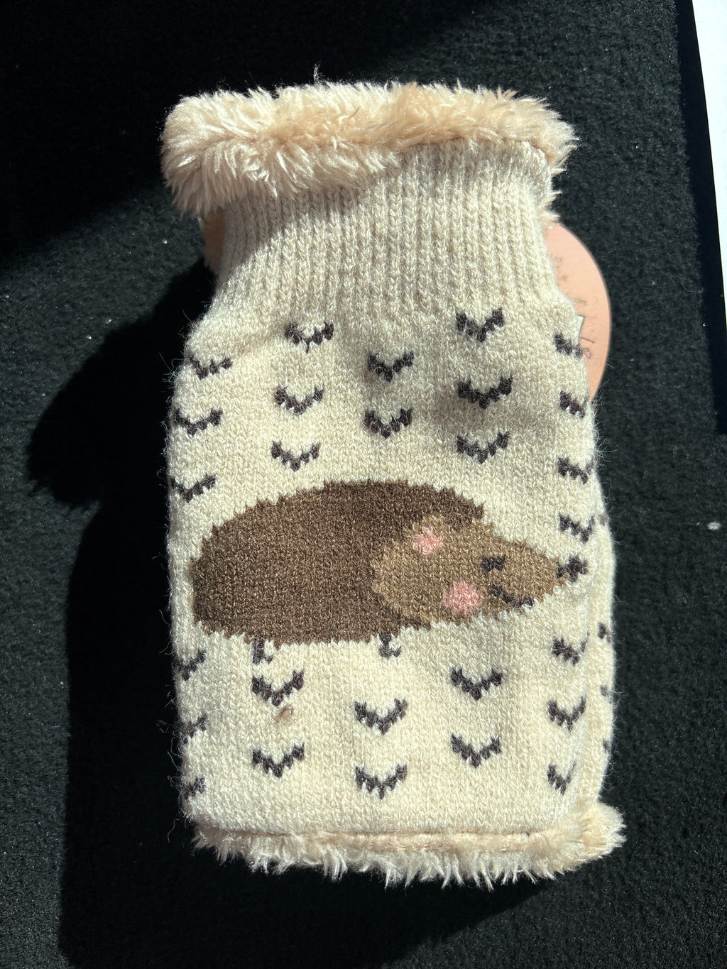 Hedgehog Wrist Warmers Cream COS145