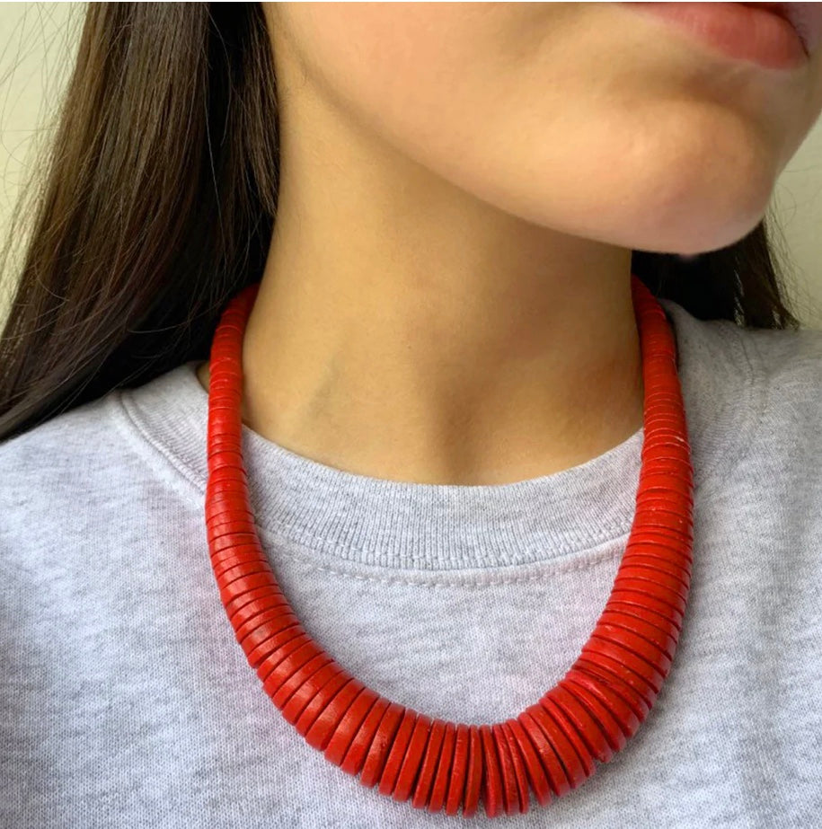 NK604 Orange Necklace