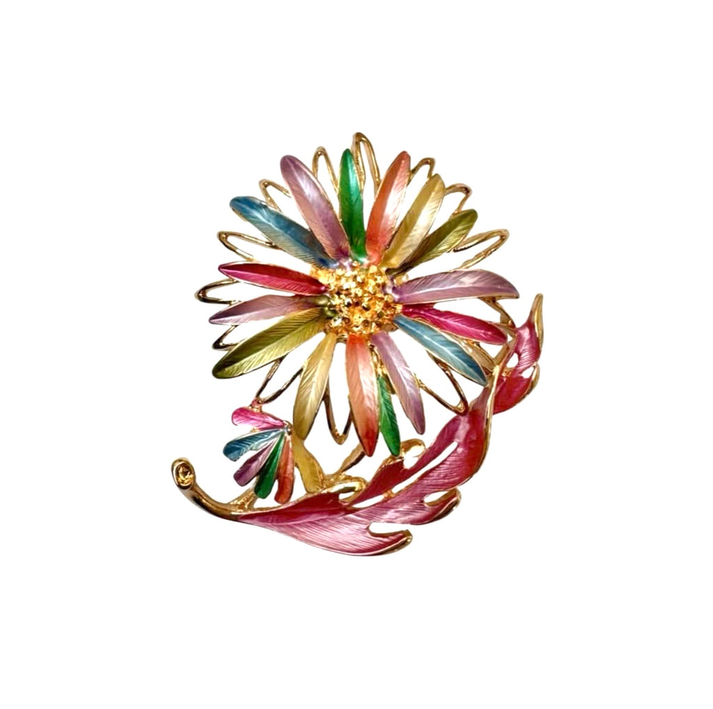 200931 Magnetic Flower Brooch