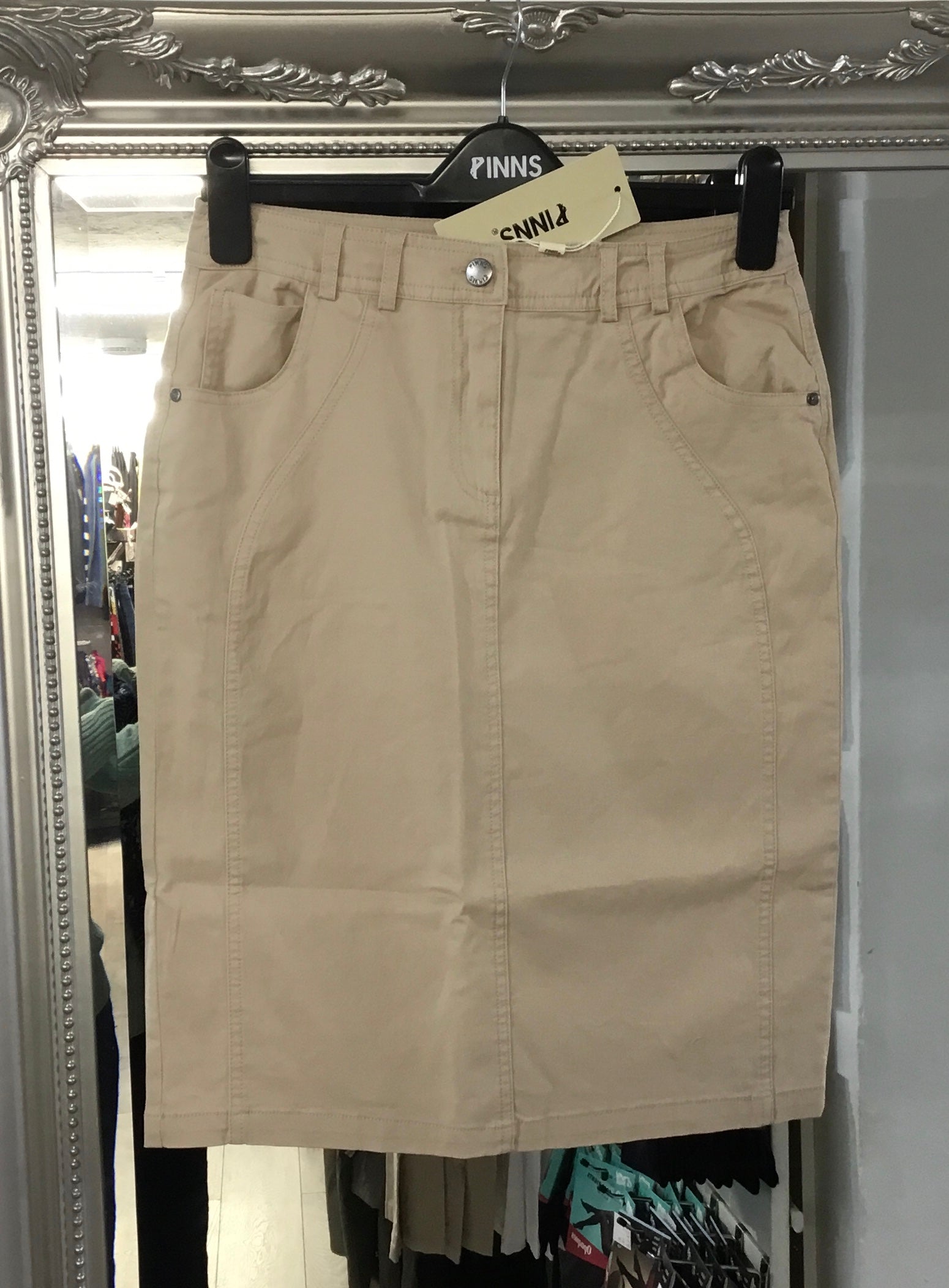 547sk Cotton Chino Skirt