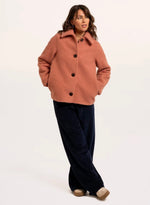 Rose Bloucle Collared Coat