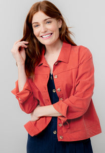 Lm25039 SOUTHWESTER TENCEL COTTON JACKET