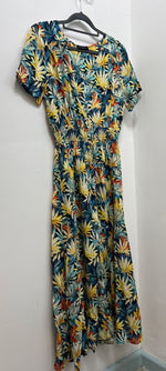 13225 V Neck Printed Dress