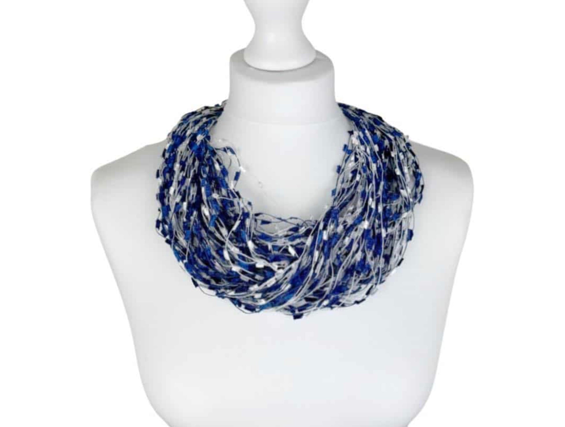 SHMM742 Elegant Magnetic Mesh Scarf/Necklace