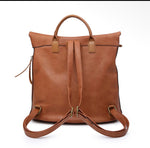 JNY902 Woven Vegan Leather Rucksack
