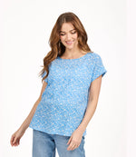 626 Ditsy Print Cotton Top