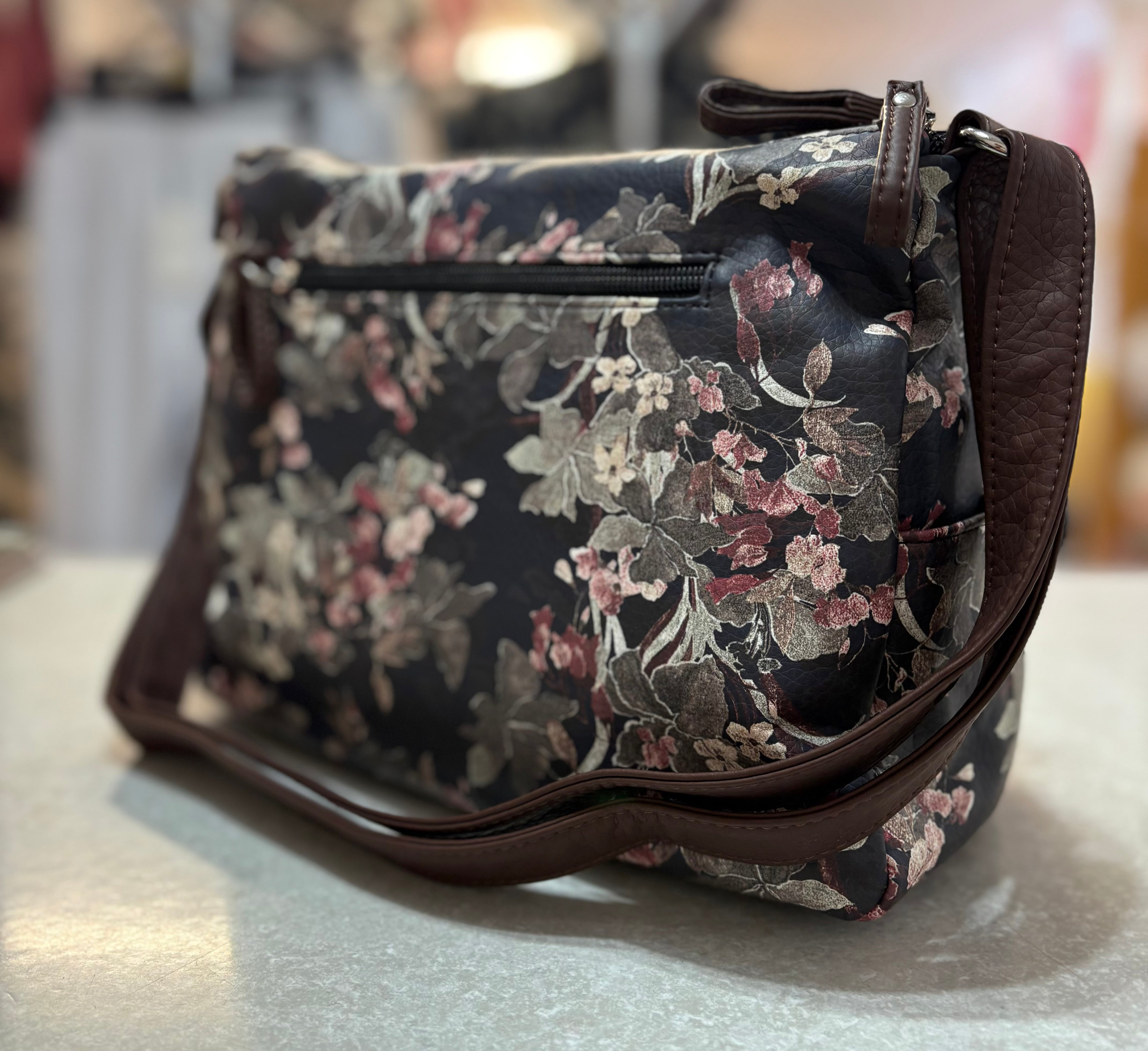 53184 Fall Floral Bag