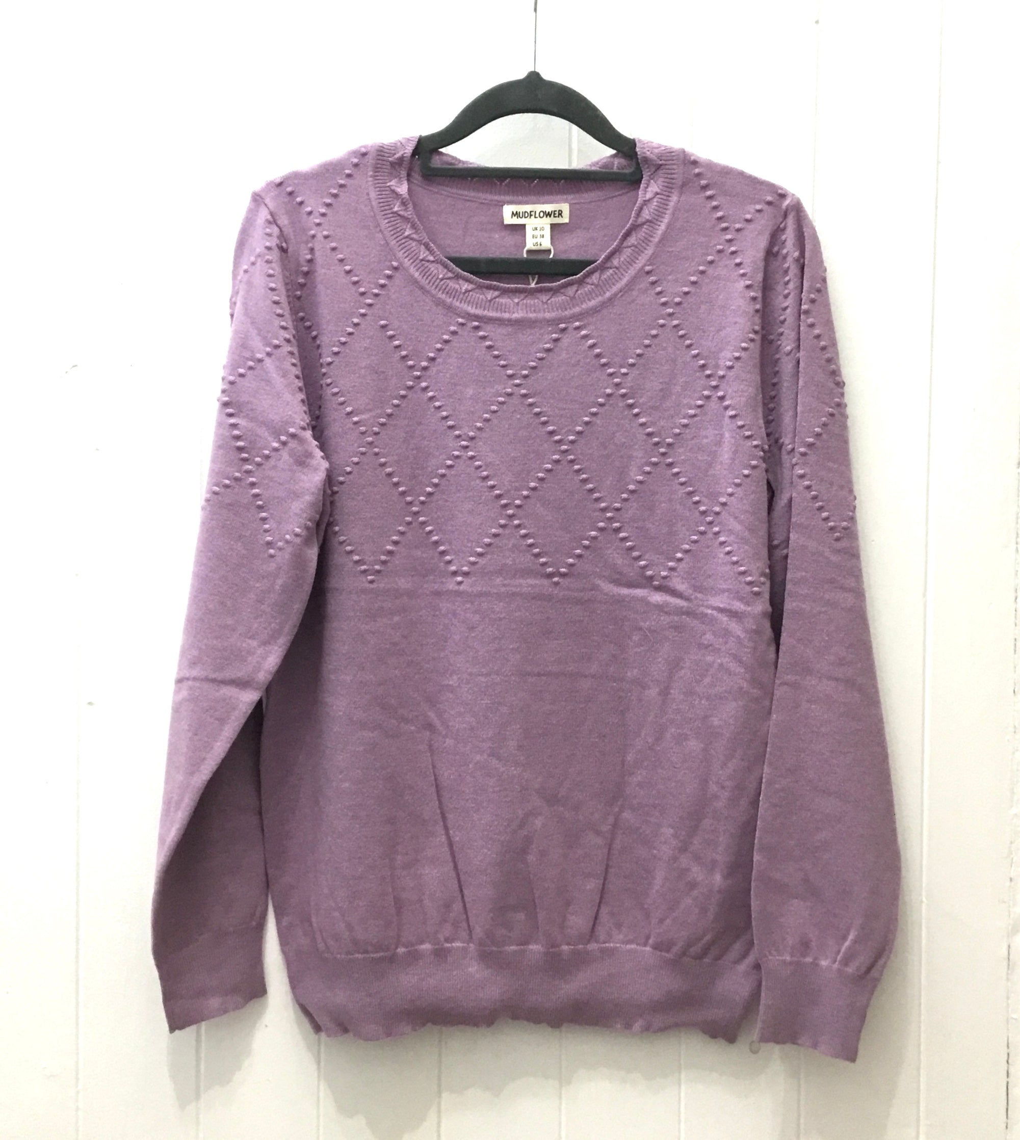 947 Diamond Bobble Stitch Jumper