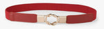 Stretch Waist Belt with Buckle Detail