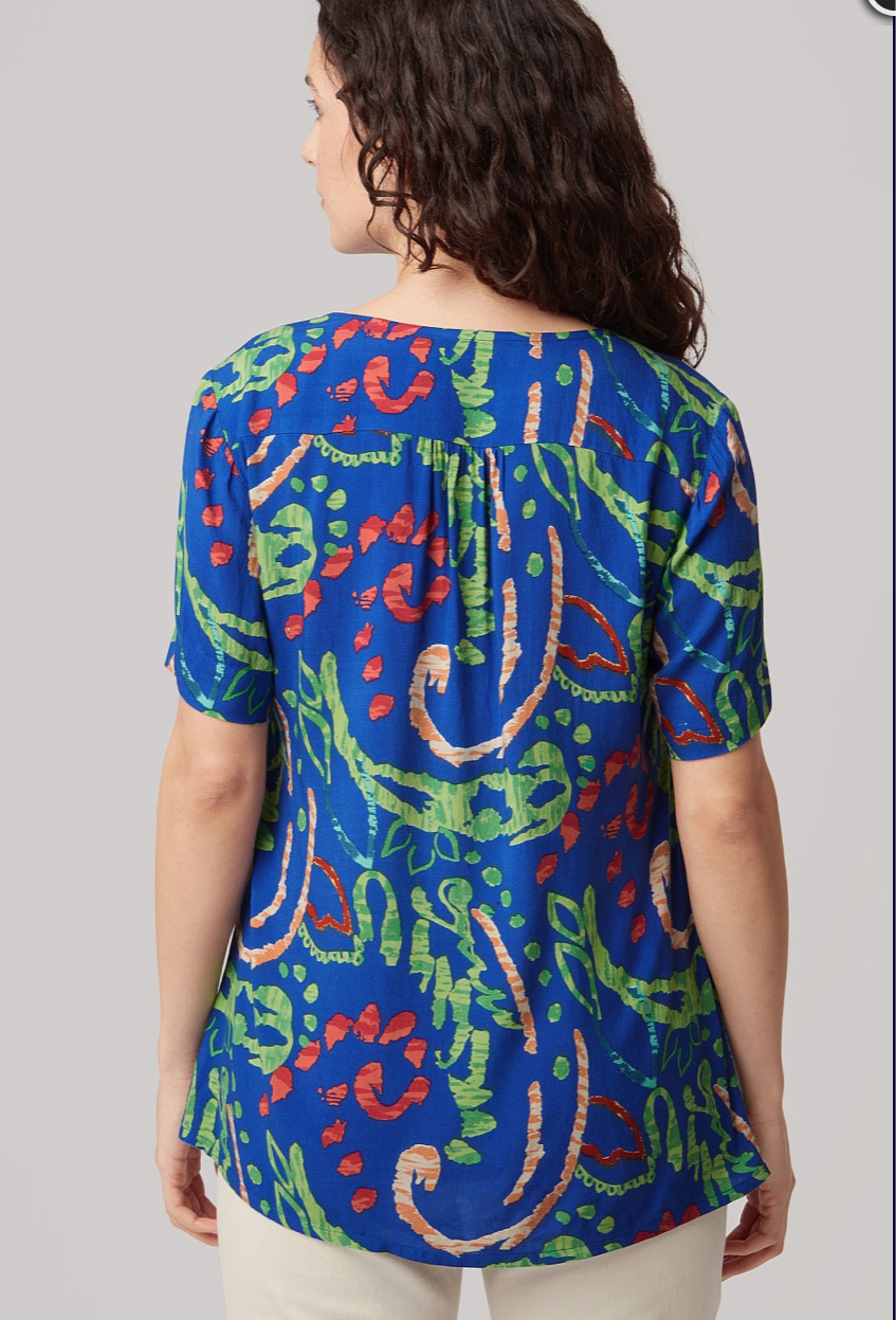 Amelia Top Soft Paisley