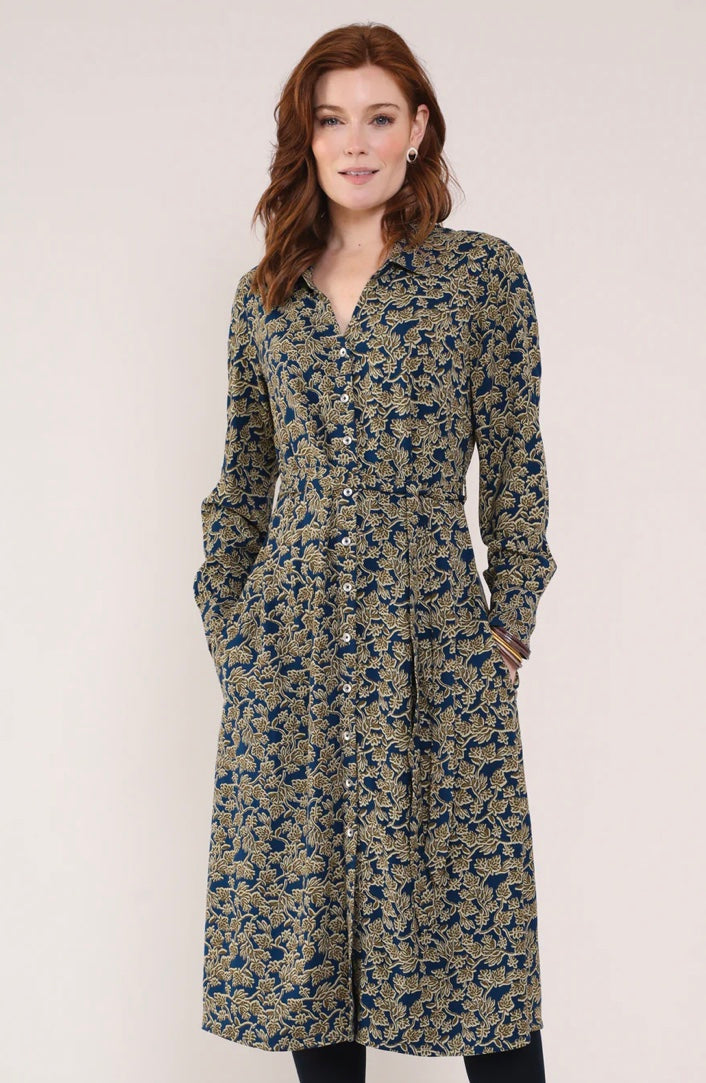 FT2090 VISCOSE SHIRT DRESS