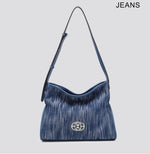 JNY26722 Denim Look Shoulder Bag