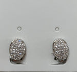 206178 Diamond Sparkle Clip on Earrings