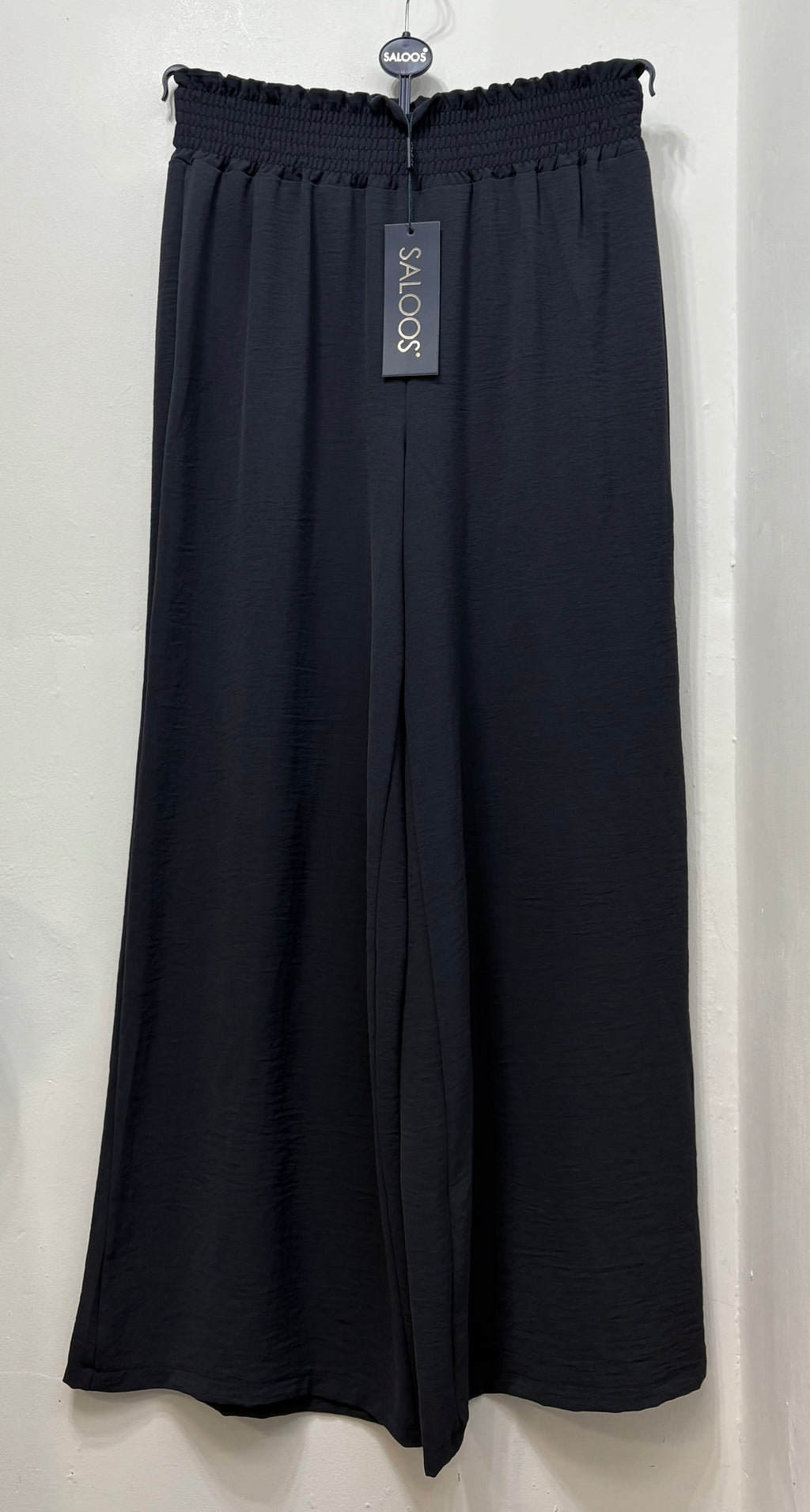5436 Wide Leg Pull on Trouser-Charcoal