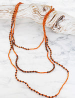 PP1502 LONG 3-STRAND BEADED NECKLACE