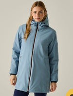 RWP484 Women's Evander Waterproof Insulated Jacket | Dusky Blue Light Vanilla