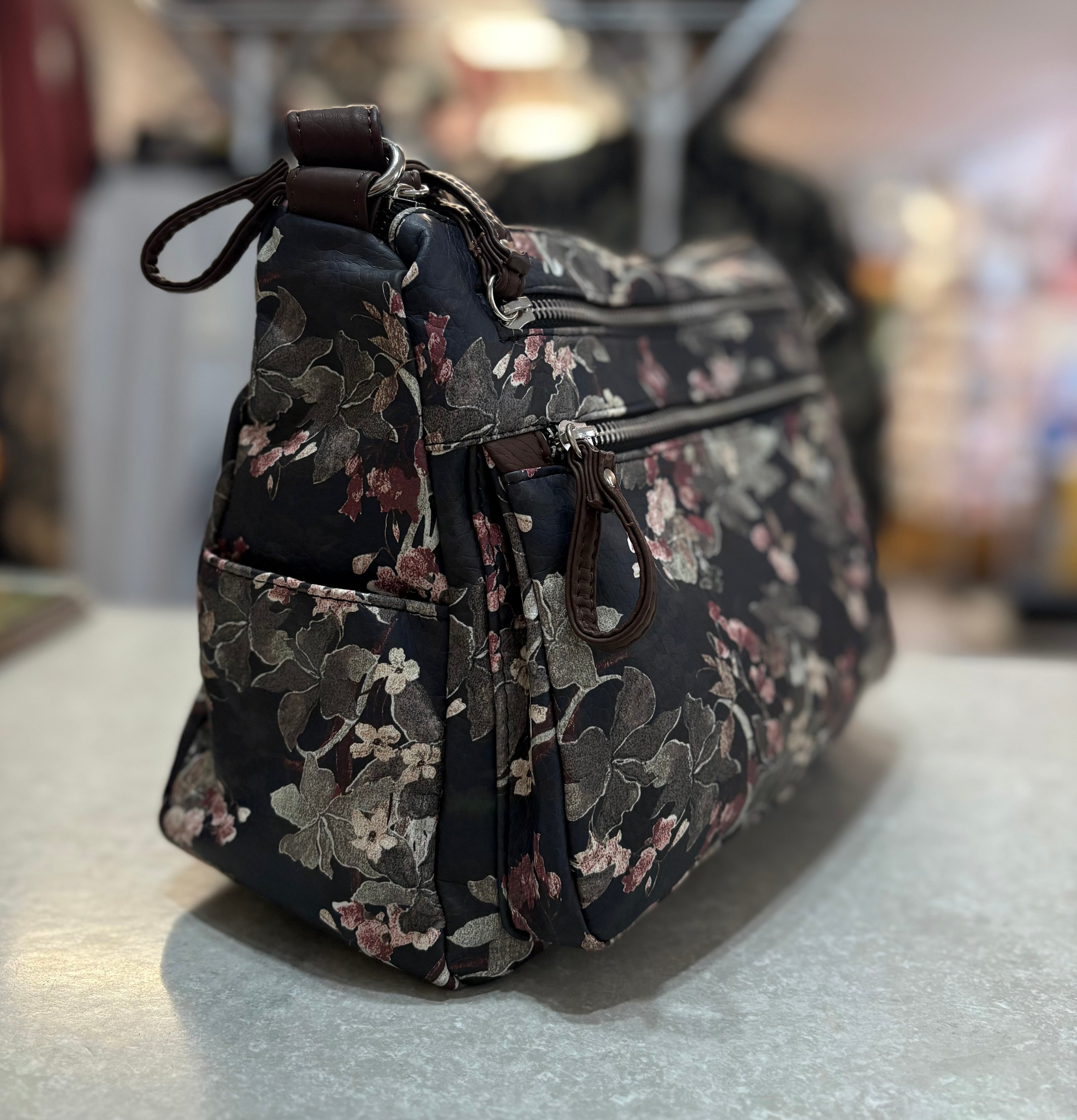 53184 Fall Floral Bag