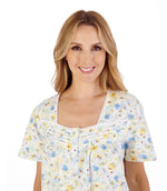 Watercolour Floral Print 42" Woven Nightdress ND05230