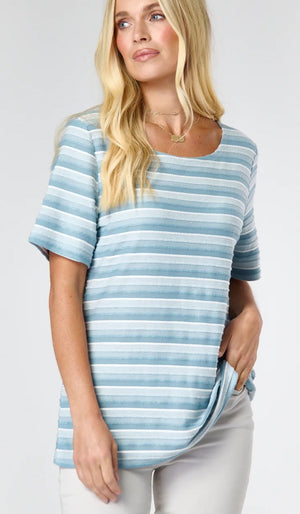 7555 Pastel Stripe Top