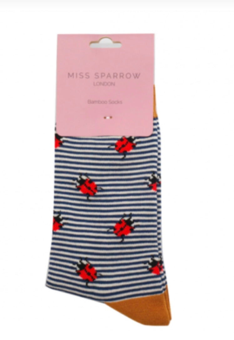 SKS243 Ladybirds Bamboo Socks