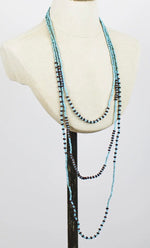 PP1502 LONG 3-STRAND BEADED NECKLACE