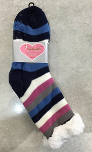 AA5403 Thermal Cosy Stripe Socks