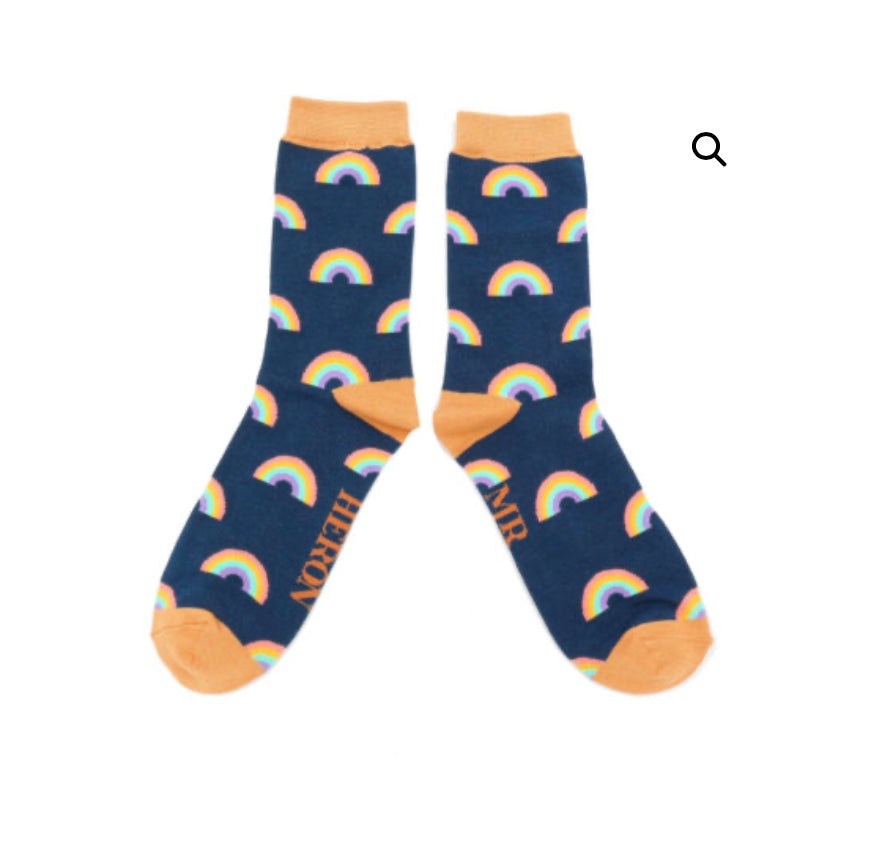 Mh288 Rainbows Bamboo Socks