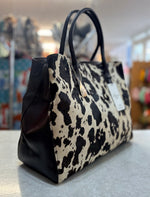 H-55 Leather Hairon Hand Bag