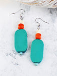BB6304 WOODEN BEAD EARRING