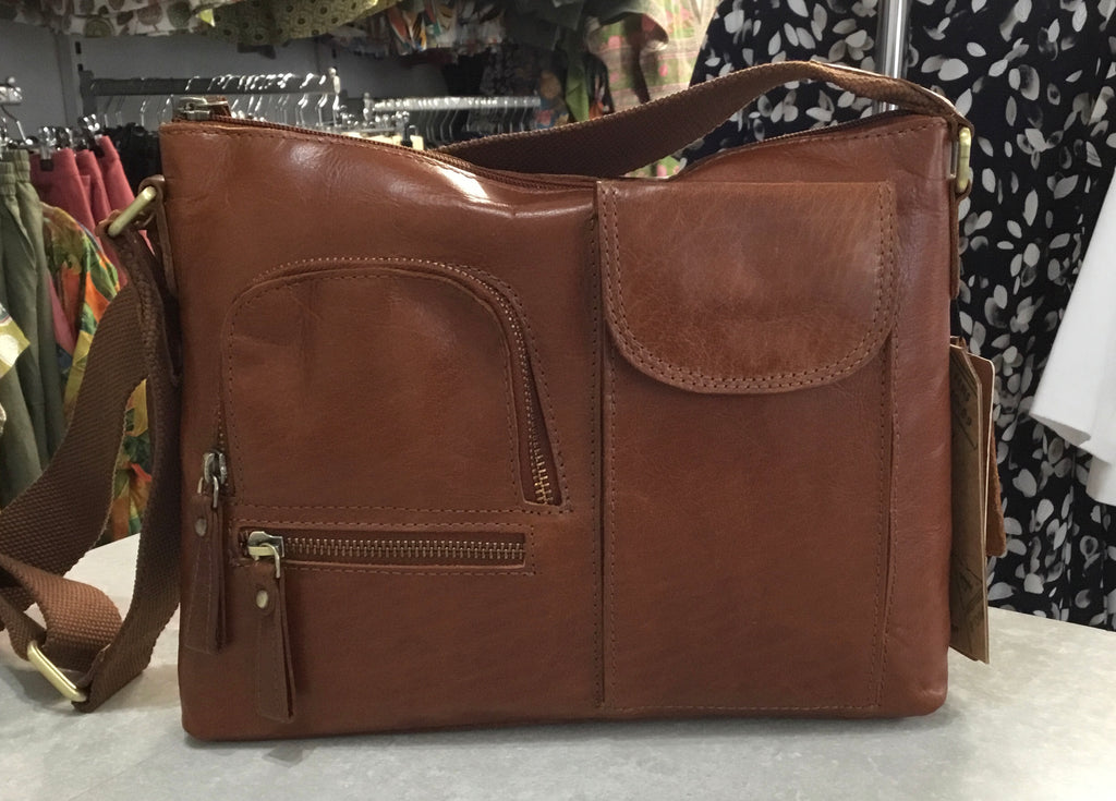 G-17 Leather Shoulder/Crossbody Bag