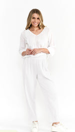DW132J Linen Blend Trousers