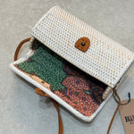 102 Rattan Clutch Bag or Doubles as Shoulder bag