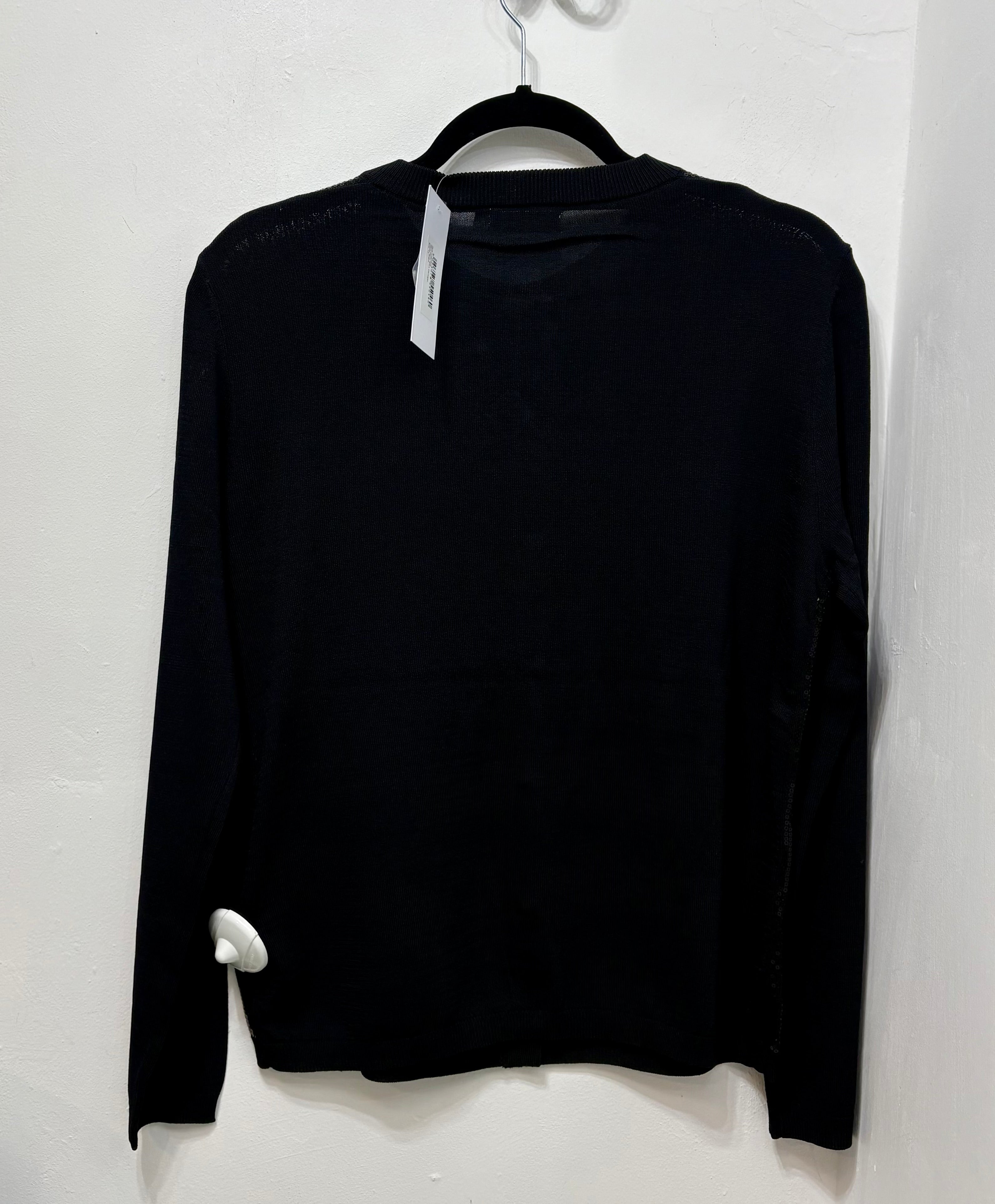 Black Elsa Sequin Cardigan