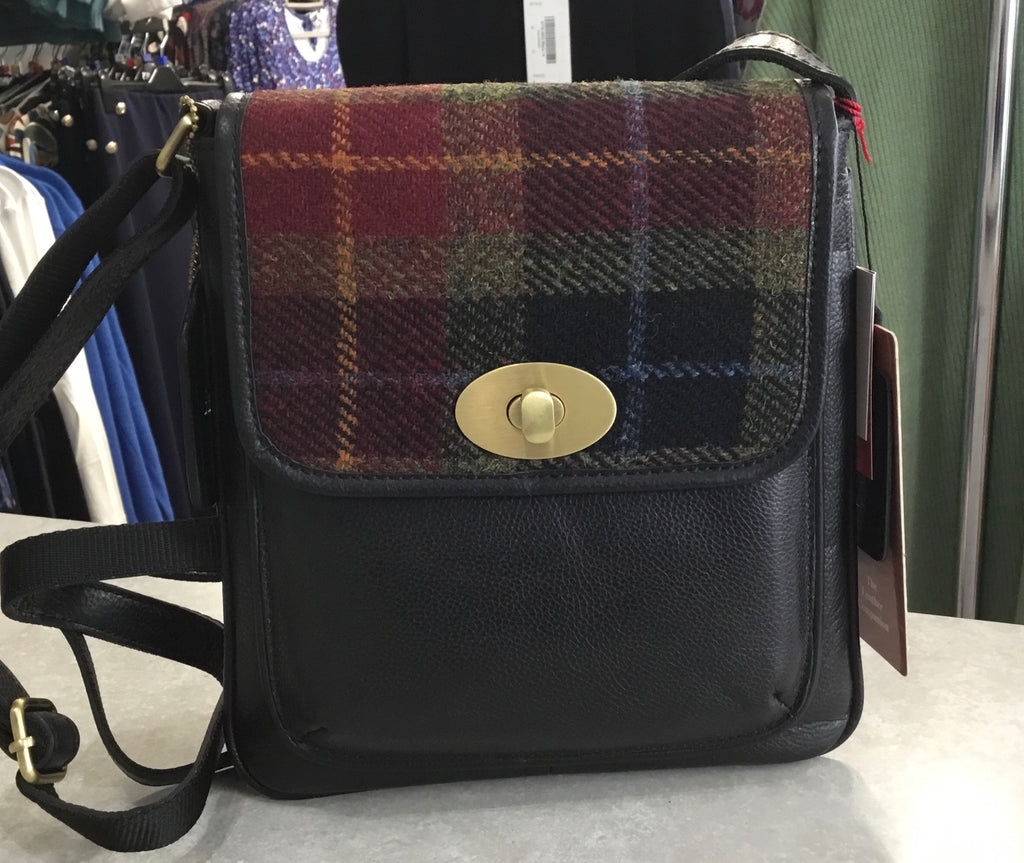 TW-31 Harris Tweed and Leather Bag