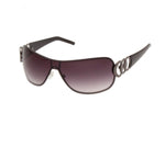 8726 OVERSIZED SUNGLASSES WITH PATTERNED TEMPLES