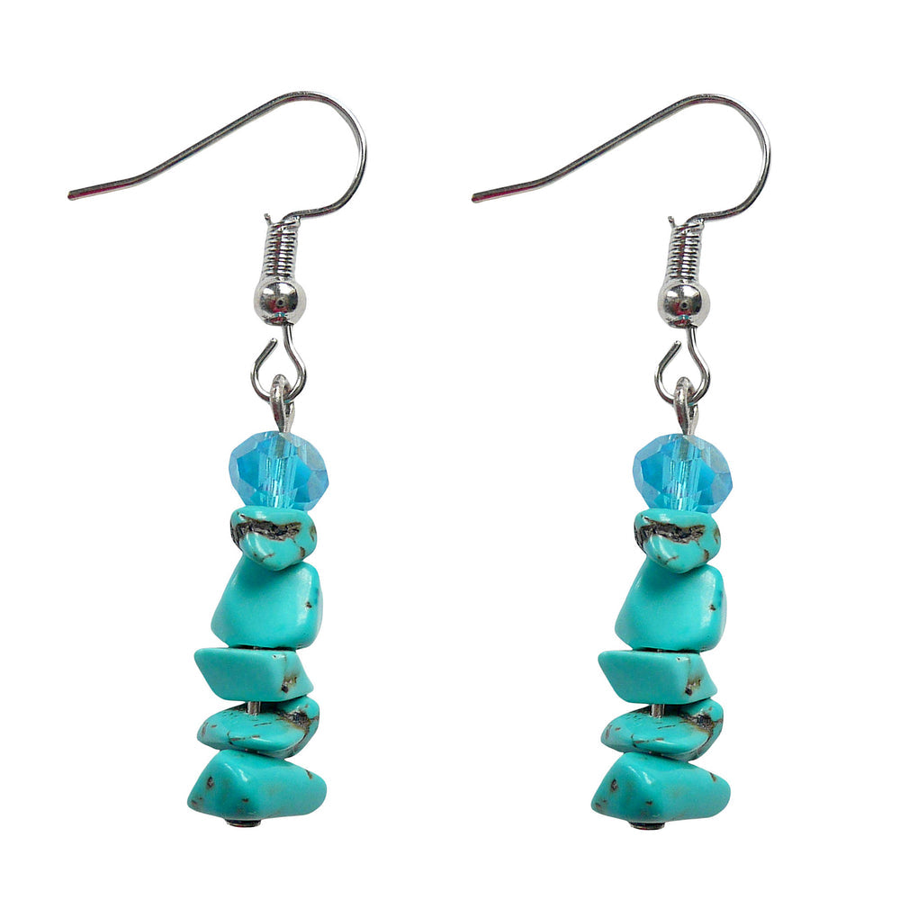 CHN04E Turquoise Earrings