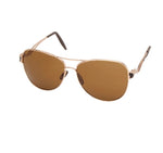 8712 AVIATOR SUNGLASSES WITH GOLD FINISH FRAMES